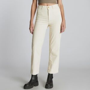 Everlane The Corduroy Wide Leg Sailor Pant Canvas Cream Women’s 6